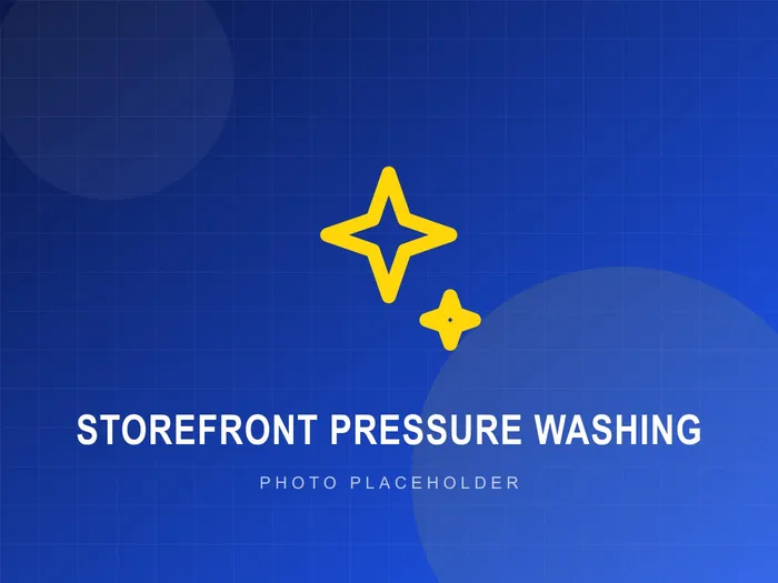 Storefront Pressure Washing